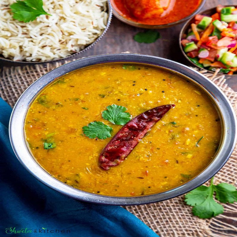 Dal Fry and Jeera Rice