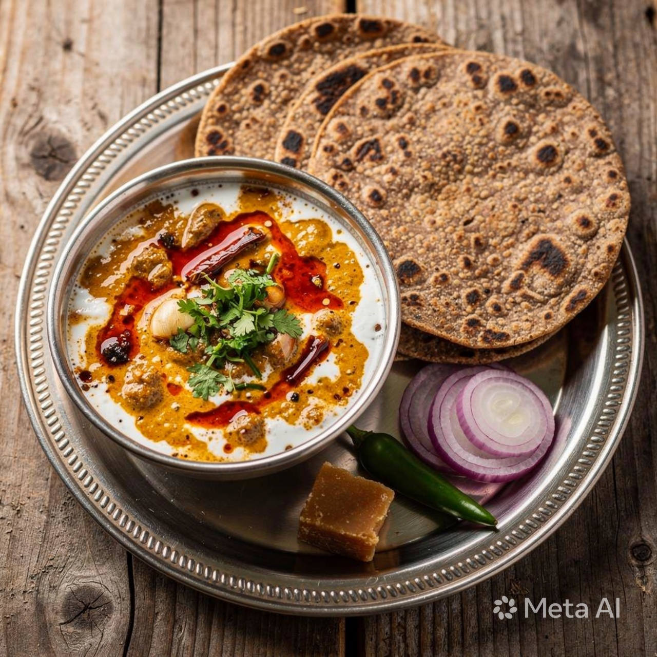 Dahi Tikhari & Bajra Rotla