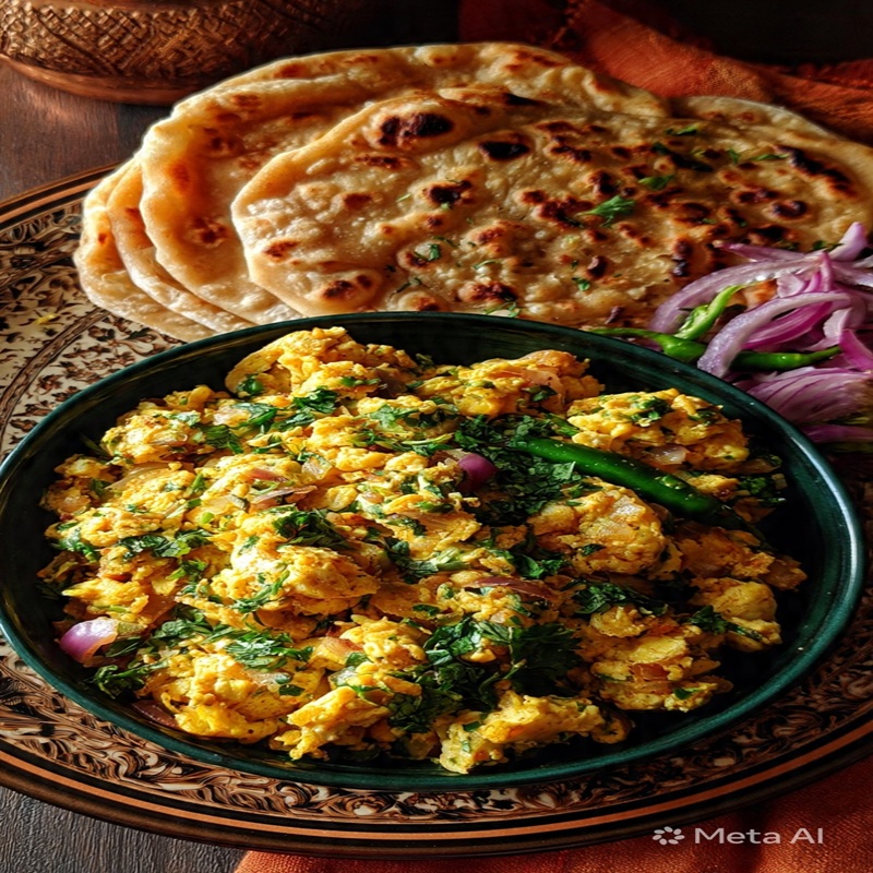 Egg Bhurji & Paratha