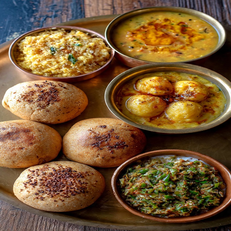 Rajasthani Dal Bati Thali