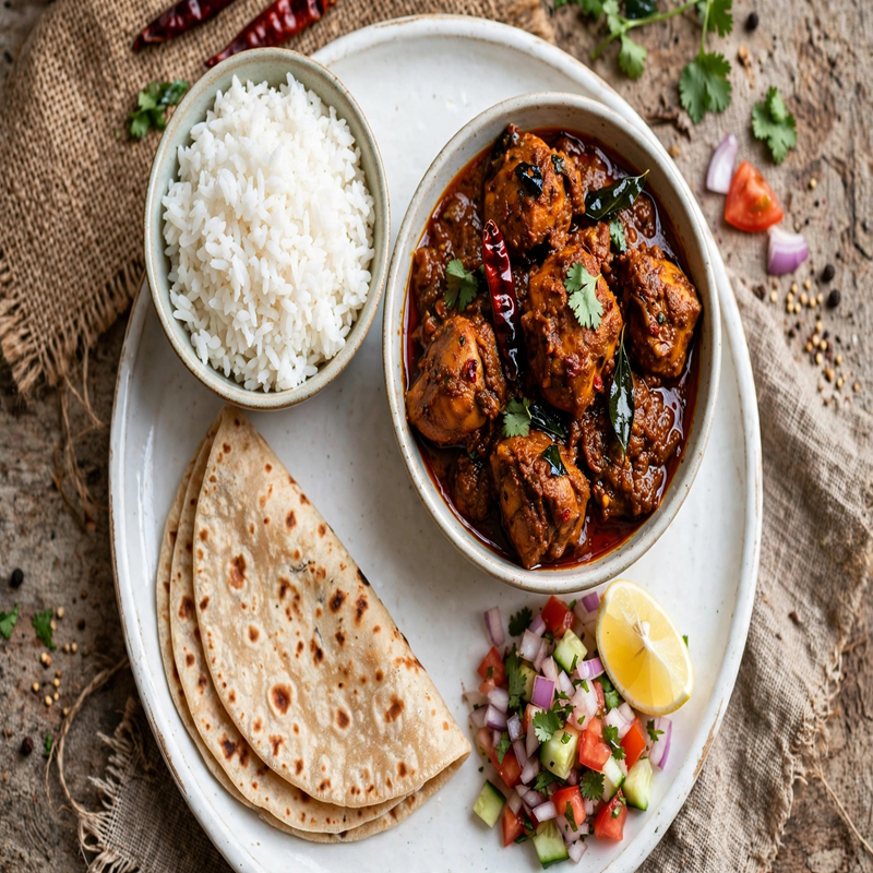 Chicken Kolhapuri Combo
