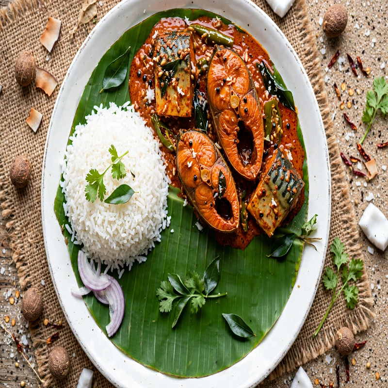 Malvani Fish & Rice