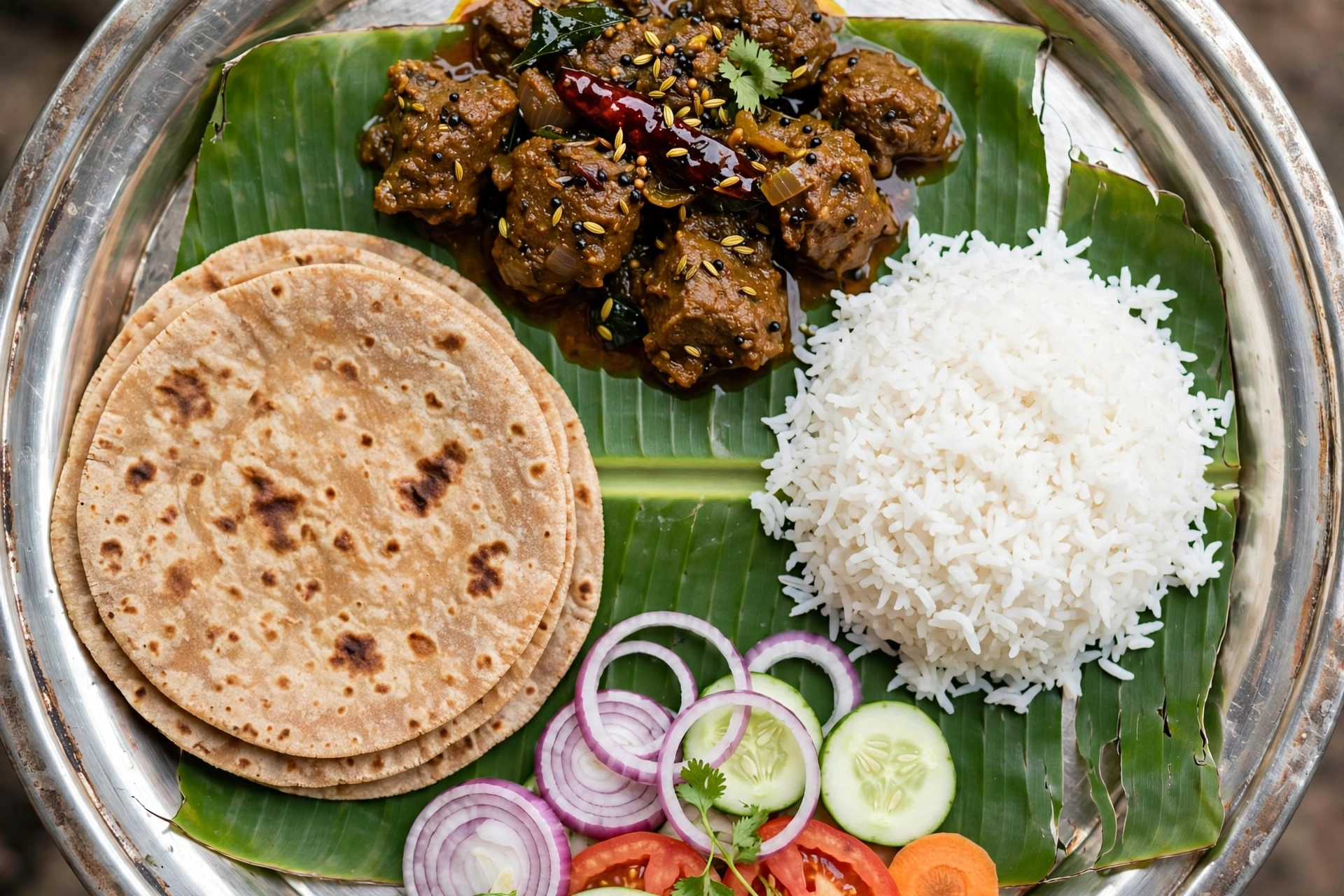 Achari Mutton Combo