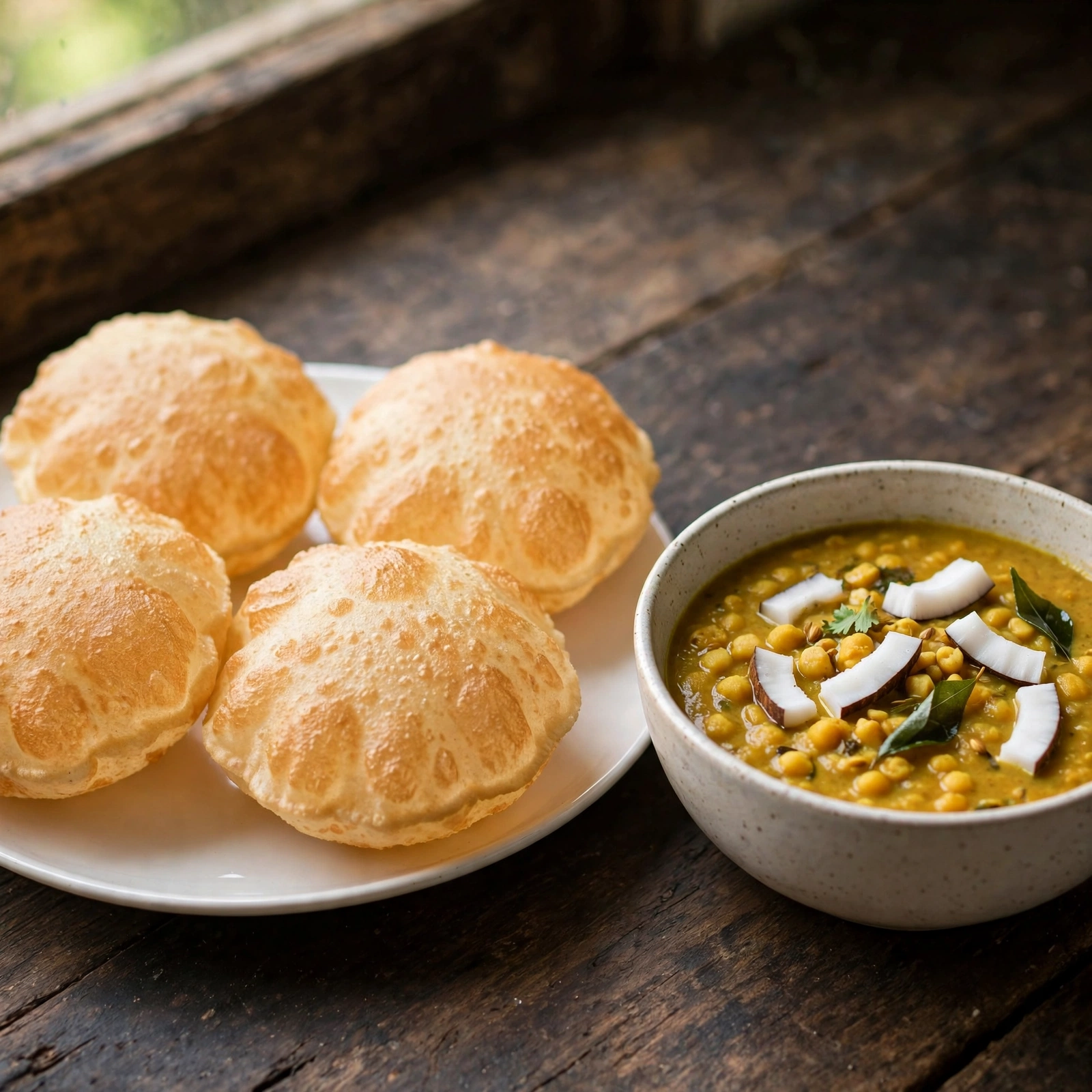 Cholar Dal & Luchi