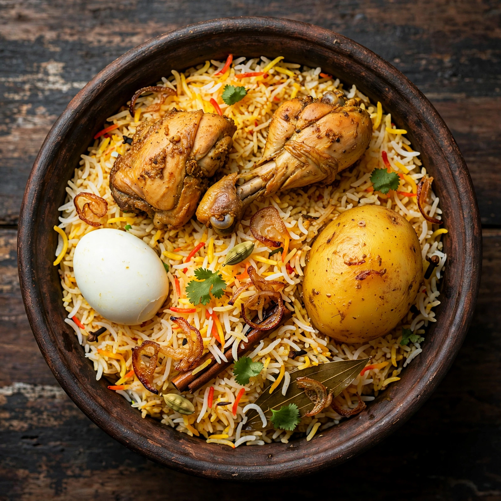 Kolkata Chicken Biryani