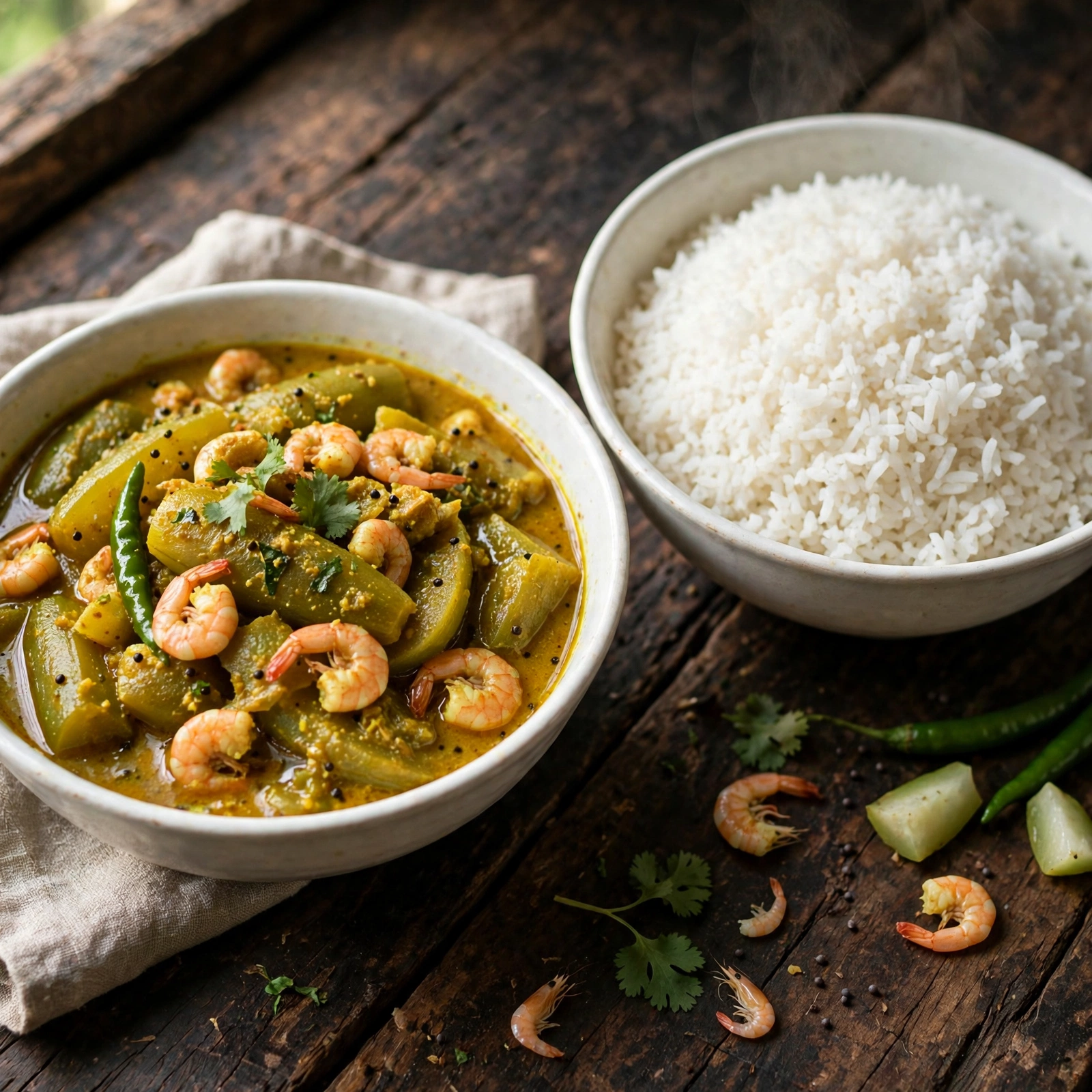 Lau Chingri & Rice