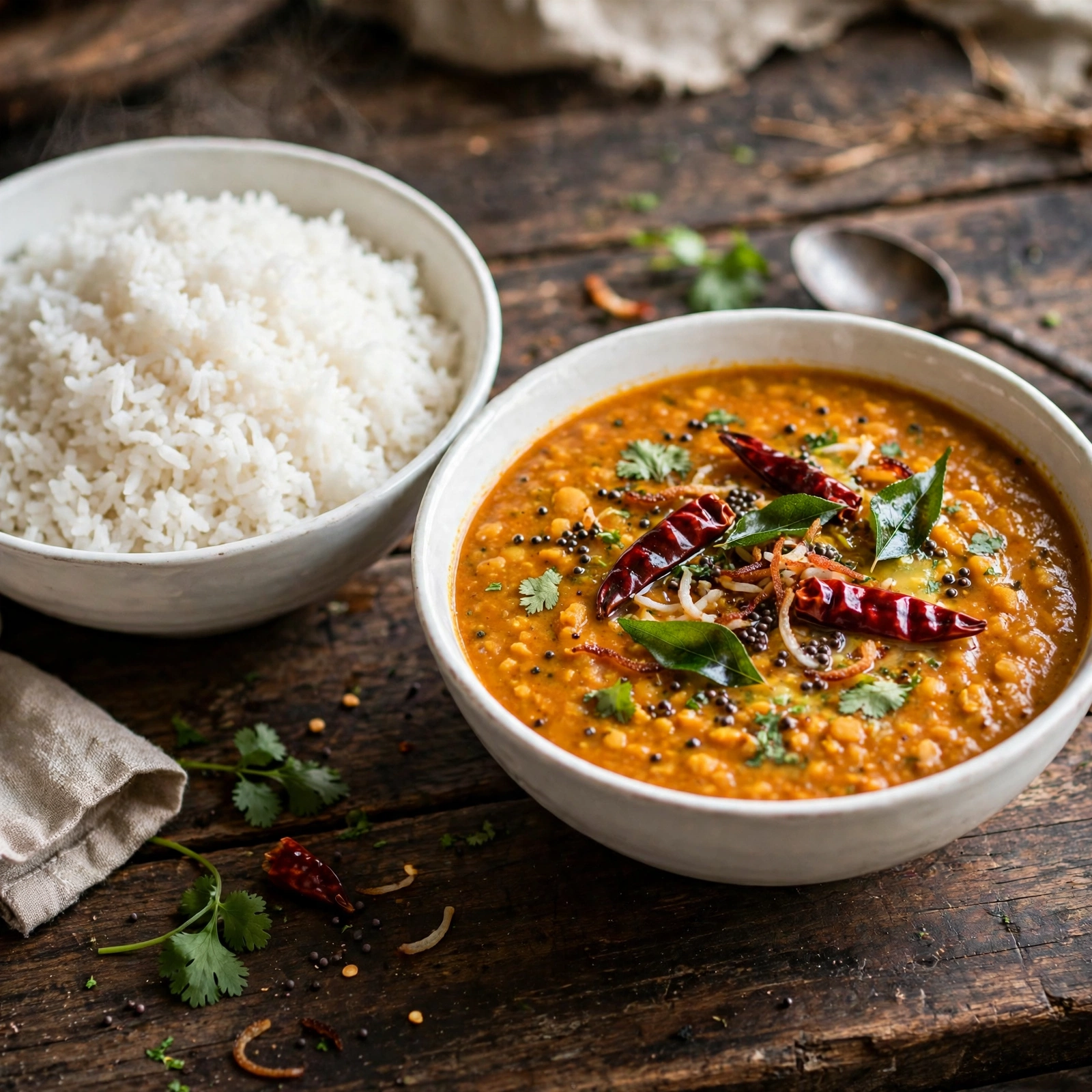 Masur Dal & Rice