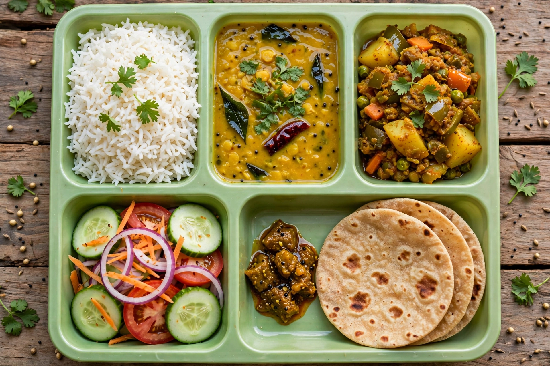 Veg Mughlai Thali