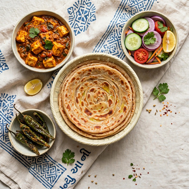 Paneer ki Sabzi & Paratha