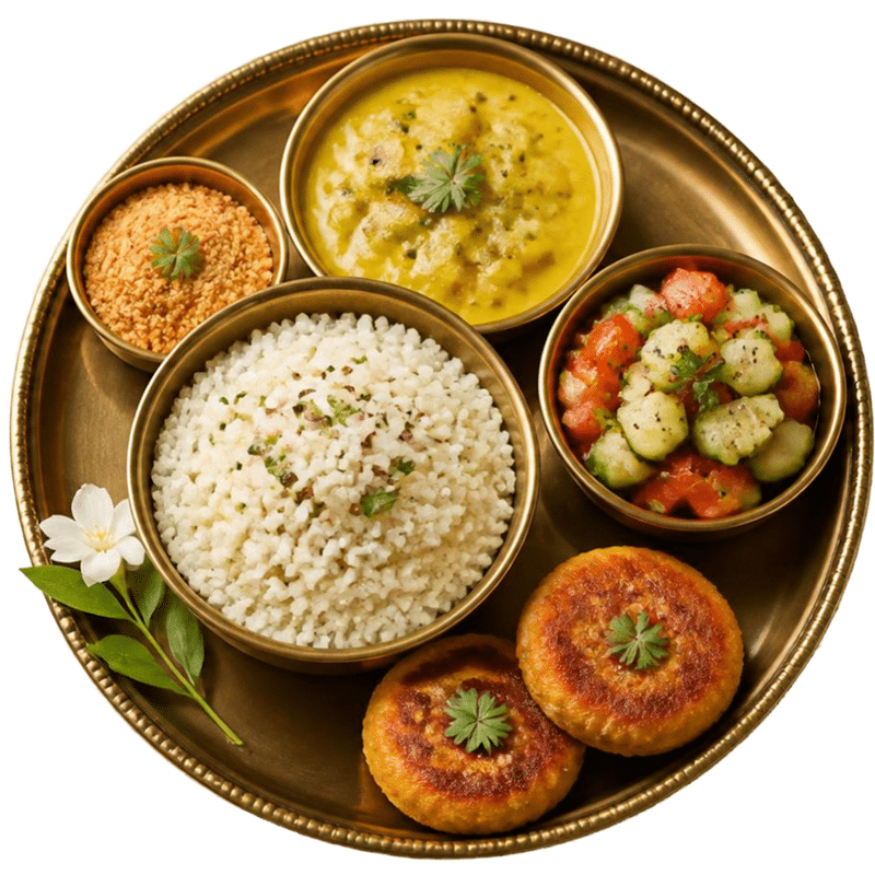 Samak Rice Thali (Navratri Special)