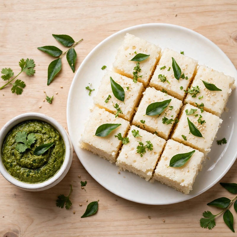 White Dhokla